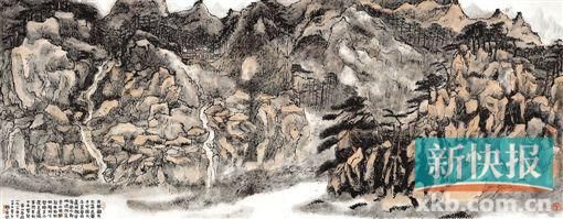 賴(lài)少其《夢(mèng)游黃山》1983年作(雅昌供圖)