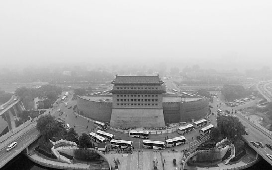 北京近日覆蓋在霧霾之中