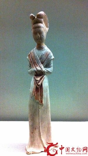 女俑,,唐代,,陜西歷史博物館藏。