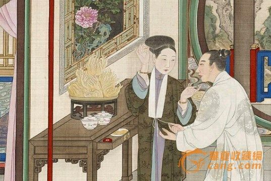 《乾隆燕寢怡情圖》大盤堆放佛手十?dāng)?shù)只 《乾隆燕寢怡情圖》大盤堆放佛手十?dāng)?shù)只