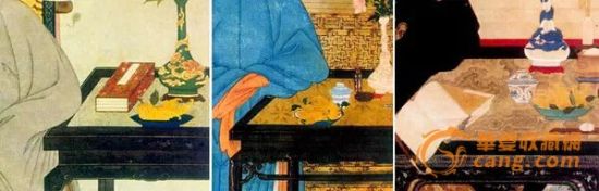《衍圣公夫人燕居圖》中桌旁的佛手 《衍圣公夫人燕居圖》中桌旁的佛手