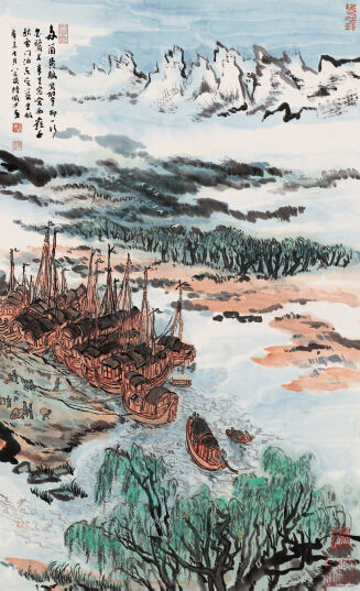 陸儼少 唐人詩(shī)意圖 陸儼少 唐人詩(shī)意圖