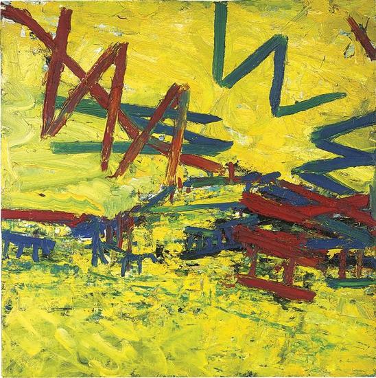 弗蘭克·奧爾巴赫,,《櫻草山,夏天》(1968)圖片:Courtesy of Sotheby's.