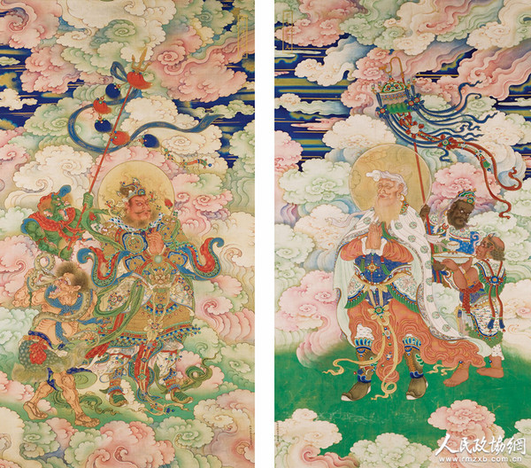 四,、佛教水陸畫2幅_副本