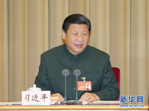 中央軍委改革工作會議11月24日至26日在京舉行,。中共中央總書記、國家主席,、中央軍委主席,、中央軍委深化國防和軍隊改革領(lǐng)導(dǎo)小組組長習(xí)近平出席會議并發(fā)表重要講話。新華社記者李剛攝