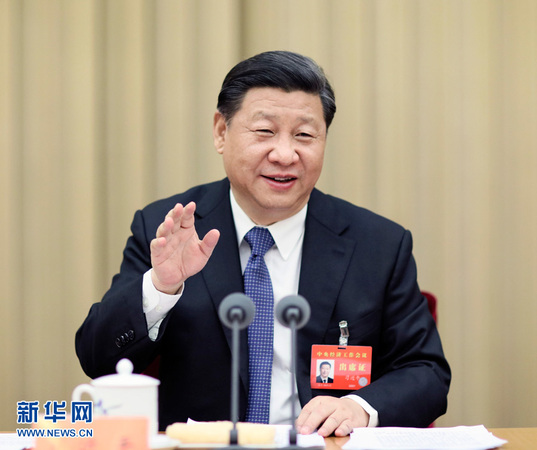 12月18日至21日,，中央經(jīng)濟工作會議在北京舉行,。中共中央總書記,、國家主席,、中央軍委主席習近平發(fā)表重要講話。 新華社記者蘭紅光攝