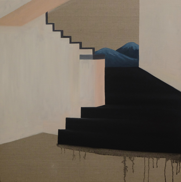 4 《局》,，何文君，80x80cm,，布面油畫,，2015