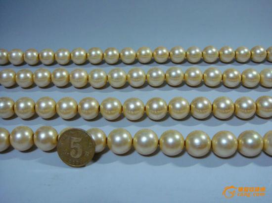藏品尺寸/規(guī)格：東珠大珍珠108顆,、珠子直徑14mm