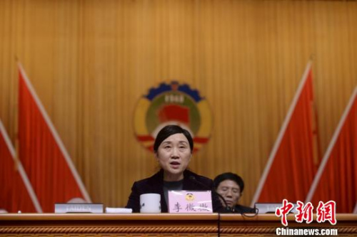 李微微當(dāng)選為湖南省政協(xié)主席,。唐小晴 攝