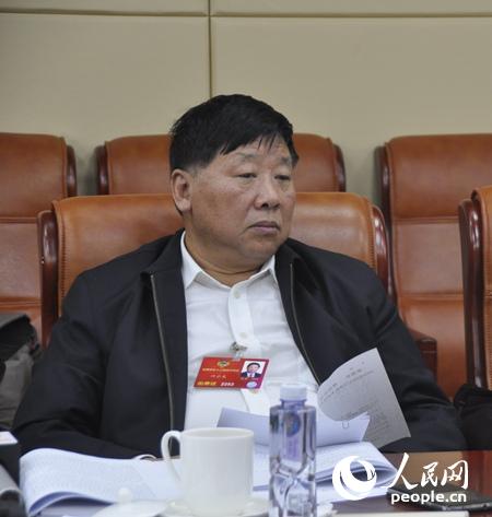 葉小文在會議上,。記者 李婧 攝