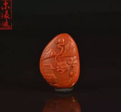 南紅瑪瑙柿子紅的收藏價(jià)值