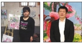 “之所以把兩人放在一起,，是因?yàn)樗麄兌枷矚g狗與桃花,。”周春芽的桃花圖,，作品價(jià)格動輒百萬以上,；而農(nóng)婦也繪制了不少“桃花”畫作。外行人看熱鬧,，不妨將兩者作品比較一下,。