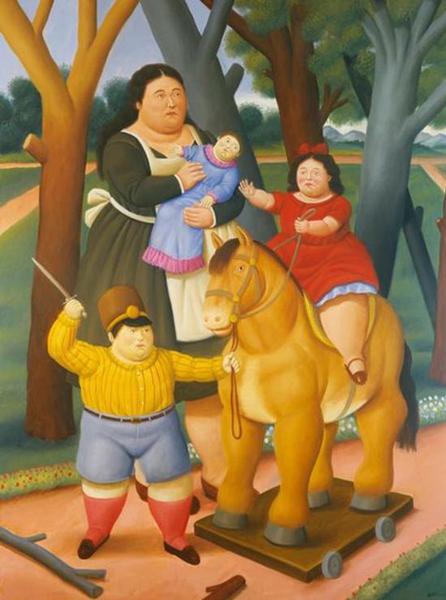 在公園里，費爾南多·波特羅,，2006