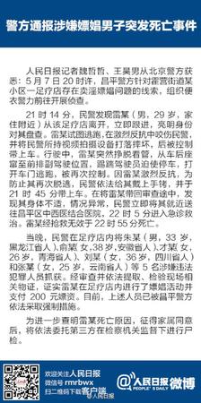 警方通報(bào)雷洋事件:付200嫖資（你信不信,？）