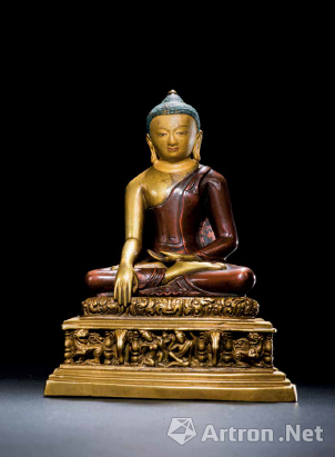 帕拉11 世紀(jì) 至稀至珍雙色銅合鑄釋迦牟尼成

　　道像 RMB 25,，300,，000 中國(guó)嘉德 2016-5-15