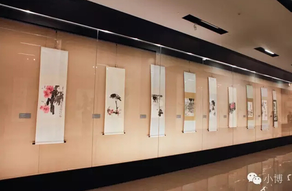 蕭朗書(shū)畫(huà)藝術(shù)展展廳