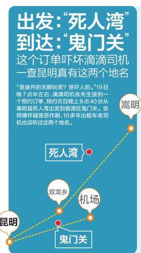 目的地“死人灣”“鬼門關(guān)”奇葩地名嚇壞司機