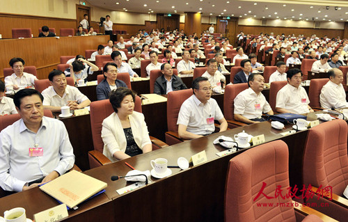 圖為各部委領導列席政協(xié)十二屆全國委員會常務委員會第十七次會議,。