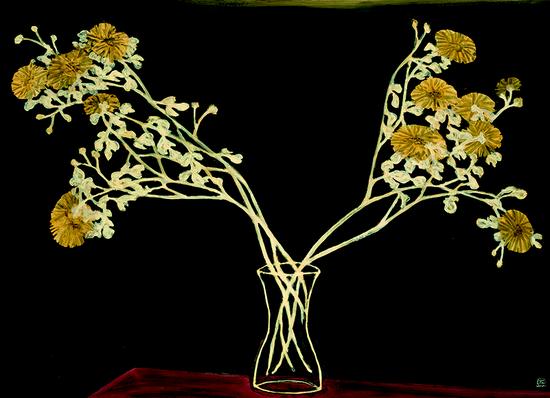 常玉 《瓶菊》 1950 年作 估價： 20，000,，000-30,，000,，000 港元（圖及資料源佳士得）