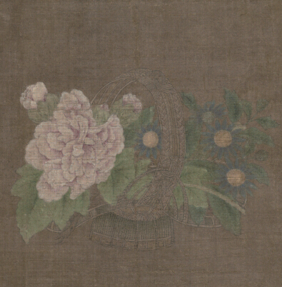 趙昌《花籃圖》（北宋）