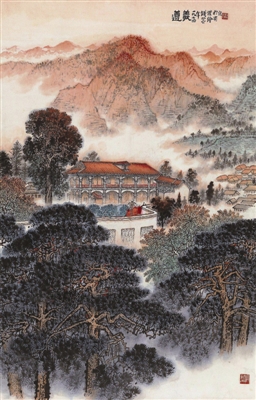 錢松嵒《遵義》,，在中國(guó)嘉德2012秋拍會(huì)上獲價(jià)862.5萬(wàn)元