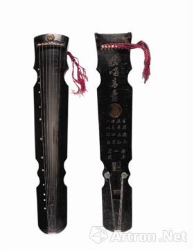 晉太康二年“猿嘯青蘿”琴,，在中國嘉德2010春拍會(huì)上獲價(jià)1904萬元