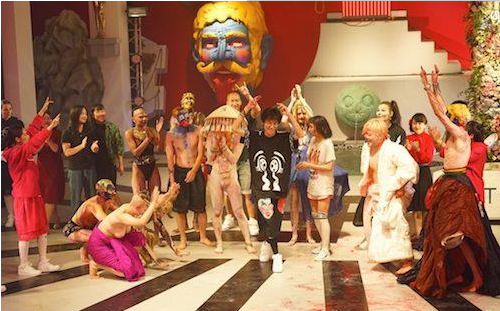 2016年6月8日,，長(zhǎng)征空間陳天灼個(gè)展“自在天”開(kāi)幕現(xiàn)場(chǎng)表演