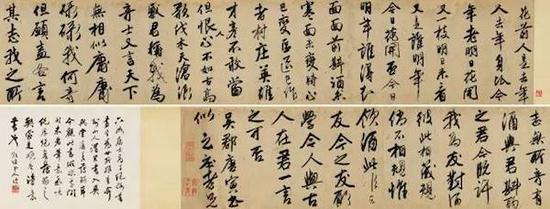 唐寅《行書(shū)七古詩(shī)卷》