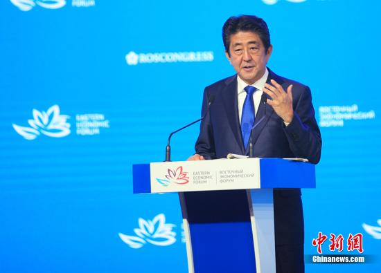資料圖：日本首相安倍晉三,。 <a target='_blank' href='http://www.chinanews.com/'>中新社</a>記者 王修君 攝