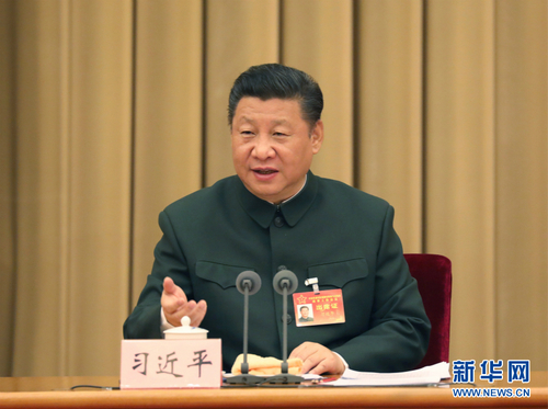 12月2日至3日，中央軍委軍隊(duì)規(guī)模結(jié)構(gòu)和力量編成改革工作會(huì)議在北京舉行,。中共中央總書記,、國(guó)家主席、中央軍委主席,、中央軍委深化國(guó)防和軍隊(duì)改革領(lǐng)導(dǎo)小組組長(zhǎng)習(xí)近平出席會(huì)議并發(fā)表重要講話,。新華社記者李剛攝
