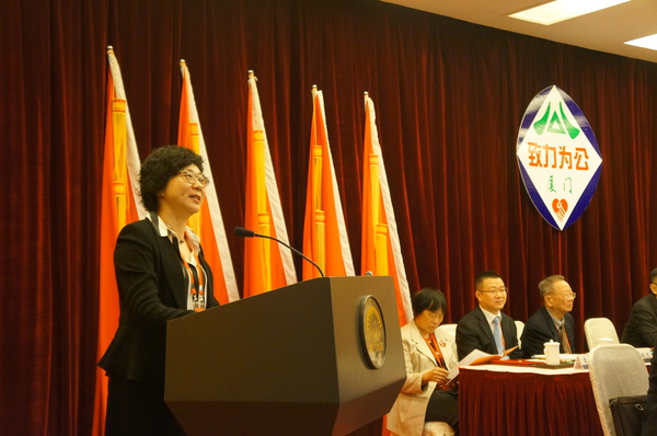 廈門市委常委倪超致辭,。（記者 照寧攝）4