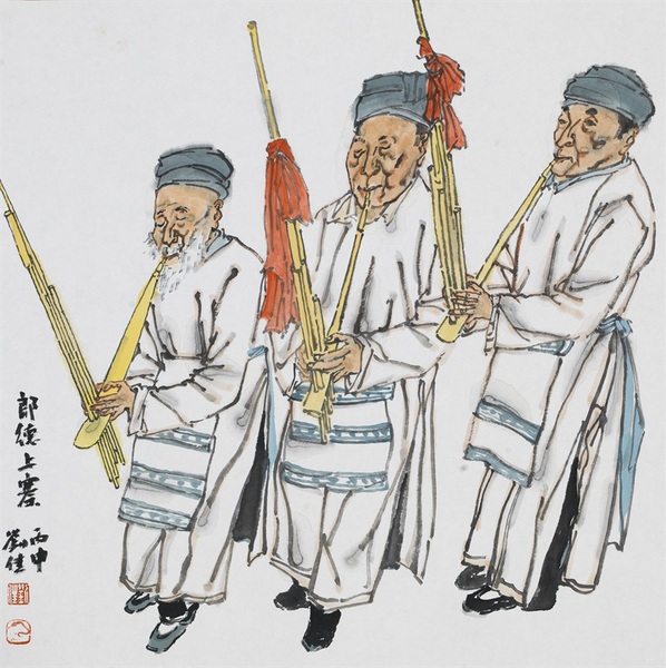 劉佳 郎德上寨50cm×50cm
