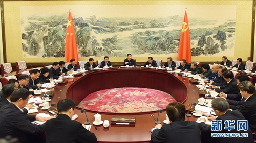 12月26日至27日,，中共中央政治局召開民主生活會,，中共中央總書記習(xí)近平主持會議并發(fā)表重要講話,。 新華社記者 饒愛民 攝1