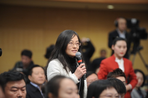 農(nóng)民日報記者提問