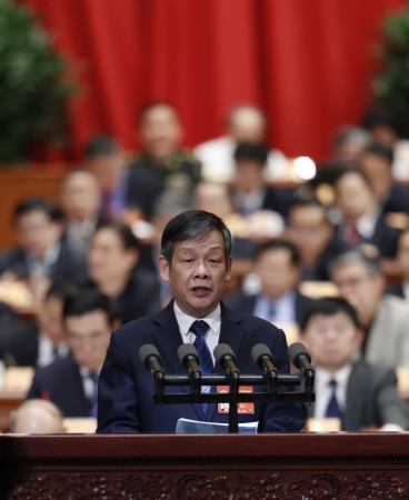 3月10日,，全國政協(xié)十二屆五次會議在北京人民大會堂舉行第三次全體會議,。這是陳自力委員作《以金融推進養(yǎng)老產(chǎn)業(yè)供給側(cè)結(jié)構(gòu)性改革》的發(fā)言。