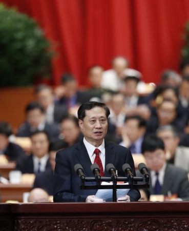 3月10日,，全國政協(xié)十二屆五次會議在北京人民大會堂舉行第三次全體會議,。這是趙曉勇委員作《以安居就業(yè)導(dǎo)向人口城鎮(zhèn)化》的發(fā)言。