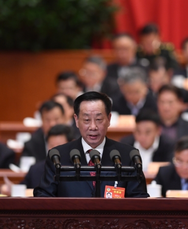這是劉曉莊委員作《健康餐桌需政府有力作為》的發(fā)言,。新華社記者 張鐸攝