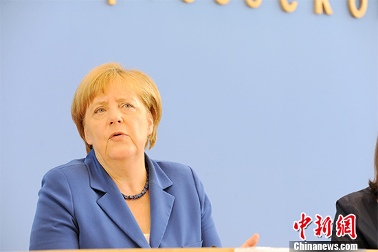 資料圖：德國總理默克爾,。 <a target='_blank' href='http://www.chinanews.com/'>中新社</a>記者 彭大偉 攝