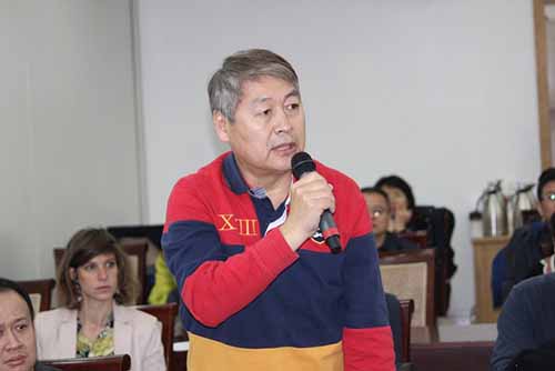 美國(guó)之音記者提問(wèn) 劉瑞 攝