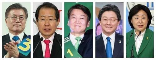 參加此次大選的幾位主要候選人,。