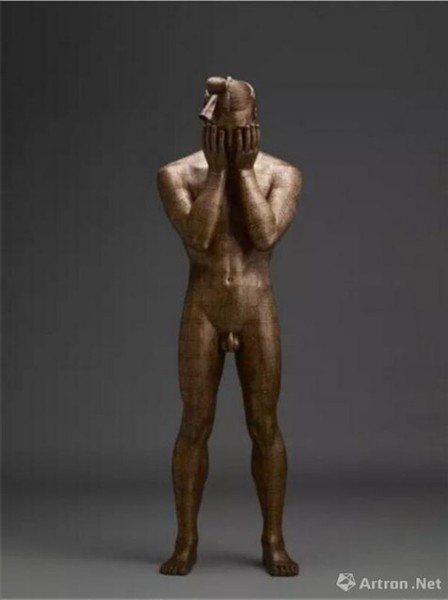 蔡志松 | 故國·頌10#樹脂,、銅線,、銅板 | 62×54×190cm | 2013年