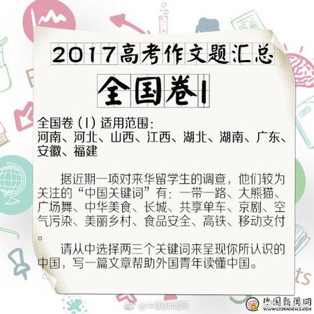各地高考作文出爐!北京二選一:共和國(guó)我為你拍照