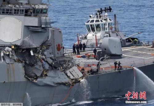 當(dāng)?shù)貢r間6月17日凌晨,，美國海軍第七艦隊(duì)“菲茨杰拉德”號驅(qū)逐艦在日本近海與一艘菲律賓籍貨船相撞。
