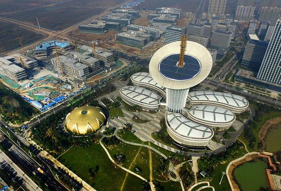 光谷六大園區(qū)之一的武漢未來科技城,。新華社記者程敏 攝