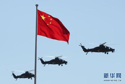  7月30日,，慶祝中國人民解放軍建軍90周年閱兵在位于內(nèi)蒙古的朱日和訓(xùn)練基地舉行。中共中央總書記,、國家主席,、中央軍委主席習(xí)近平檢閱部隊(duì)并發(fā)表重要講話。這是受閱部隊(duì),。