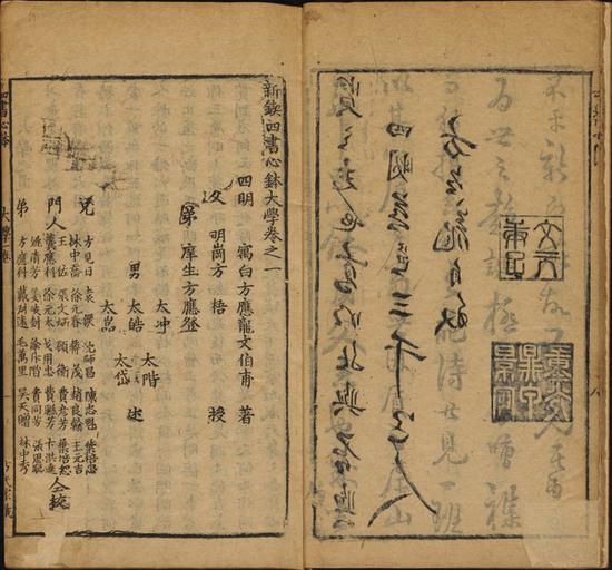新鍥四書心鉢 ： 9卷，方應龍,， 明萬曆