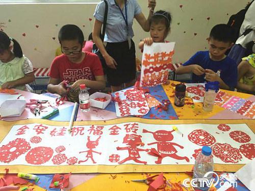 剪紙興趣班的作品,。
