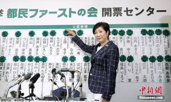 資料圖：小池百合子,。