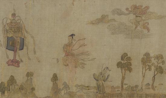 佛利爾美術館藏《洛神賦圖》宋摹本局部