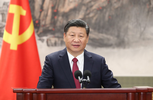 （2）習(xí)近平等十九屆中共中央政治局常委同中外記者見(jiàn)面